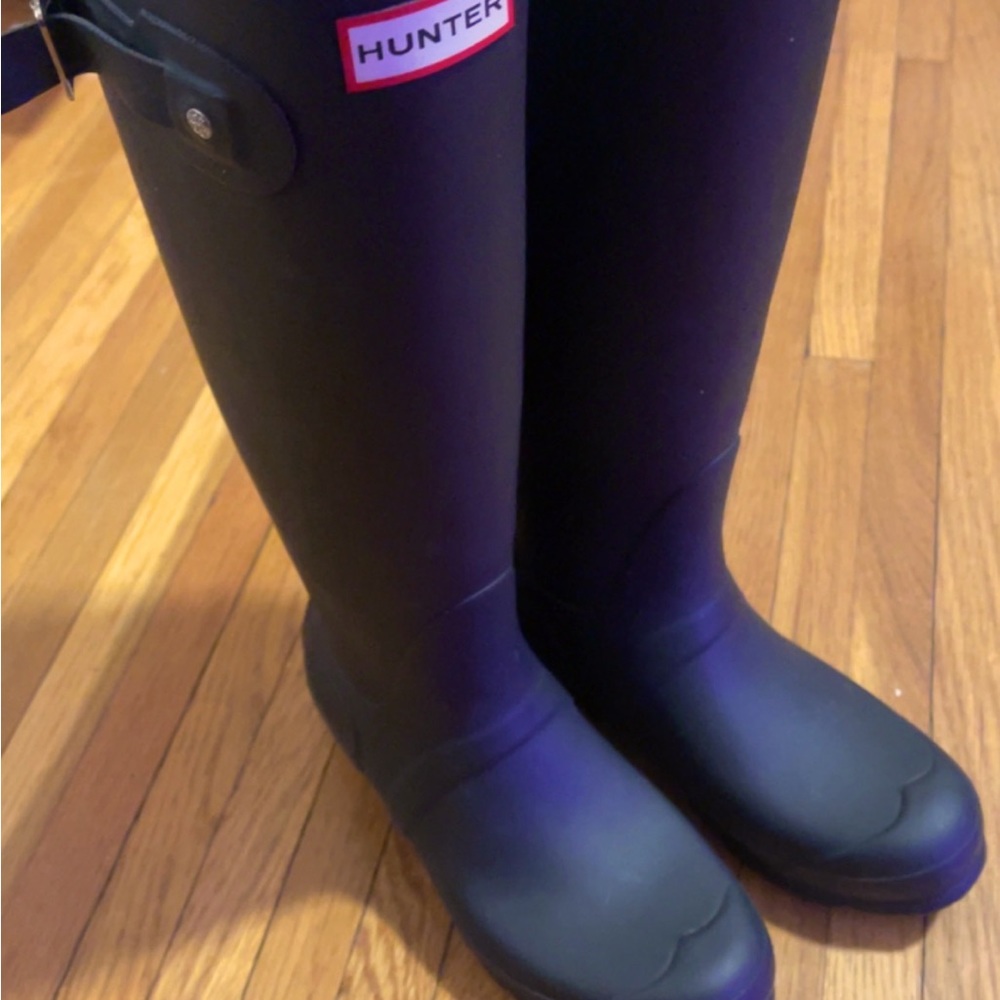 Black Hunter Rain Boots Tall